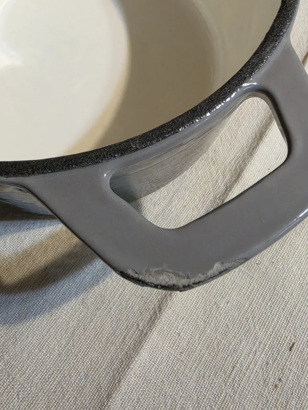 Gray Enameled Cast Iron 1 Qt Dutch Oven